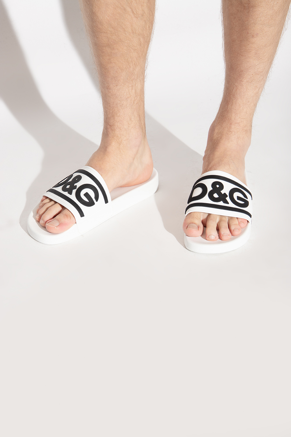 White Rubber slides Dolce & Gabbana - Vitkac AS